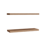 Set x 2 Repisas Rectangular Miel 80x3.8cm Flotante - Repisas y Percheros | Bylmo