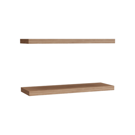 Set x 2 Repisas Rectangular Miel 80x3.8cm Flotante - Repisas y Percheros | Bylmo