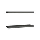 Set x 2 Repisas Rectangular Plomo 80x3.8cm Flotante - Repisas y Percheros | Bylmo