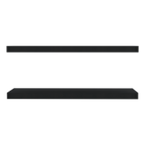 Set x 2 Repisas Rectangular Wengue 80x3.8cm Flotante - Repisas y Percheros | Bylmo