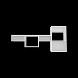 Repisa Rectangular Wall 1A Blanco 120x56cm Flotante - Repisas y Percheros | Bylmo