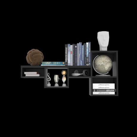 Repisa Rectangular Wall 1A Wengue 120x56cm Flotante - Repisas y Percheros | Bylmo