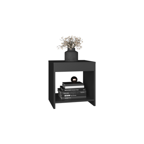 Mesa de Noche Chroma Wengue 40x42.1cm Con Compartimiento - Mesas de Noche | Bylmo