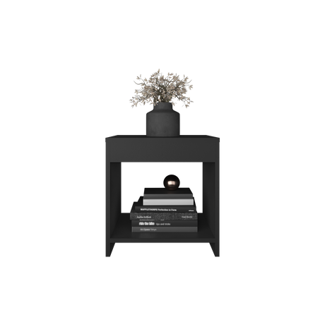 Mesa de Noche Chroma Wengue 40x42.1cm Con Compartimiento - Mesas de Noche | Bylmo