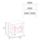 Isla de Cocina Cala Rovere y Wengue 103x90cm Con Tres Entrepaños y Patas - Barras y Muebles Auxiliares | Bylmo