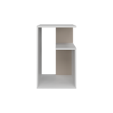 Mesa de Centro Everett Blanco y Taupe 39.8x63.4cm Rectangular - Mesas de Centro | Bylmo