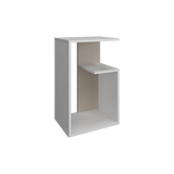 Mesa de Centro Everett Blanco y Taupe 39.8x63.4cm Rectangular - Mesas de Centro | Bylmo