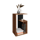 Mesa de Centro Everett Caramelo y Wengue 39.8x63.4cm Rectangular - Mesas de Centro | Bylmo