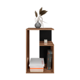 Mesa de Centro Everett Caramelo y Wengue 39.8x63.4cm Rectangular - Mesas de Centro | Bylmo