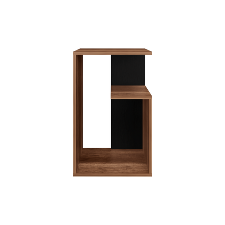 Mesa de Centro Everett Caramelo y Wengue 39.8x63.4cm Rectangular - Mesas de Centro | Bylmo