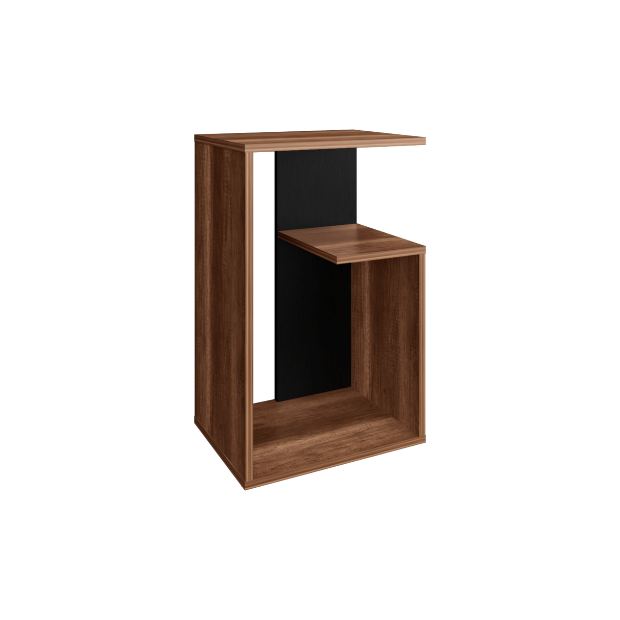 Mesa de Centro Everett Caramelo y Wengue 39.8x63.4cm Rectangular - Mesas de Centro | Bylmo