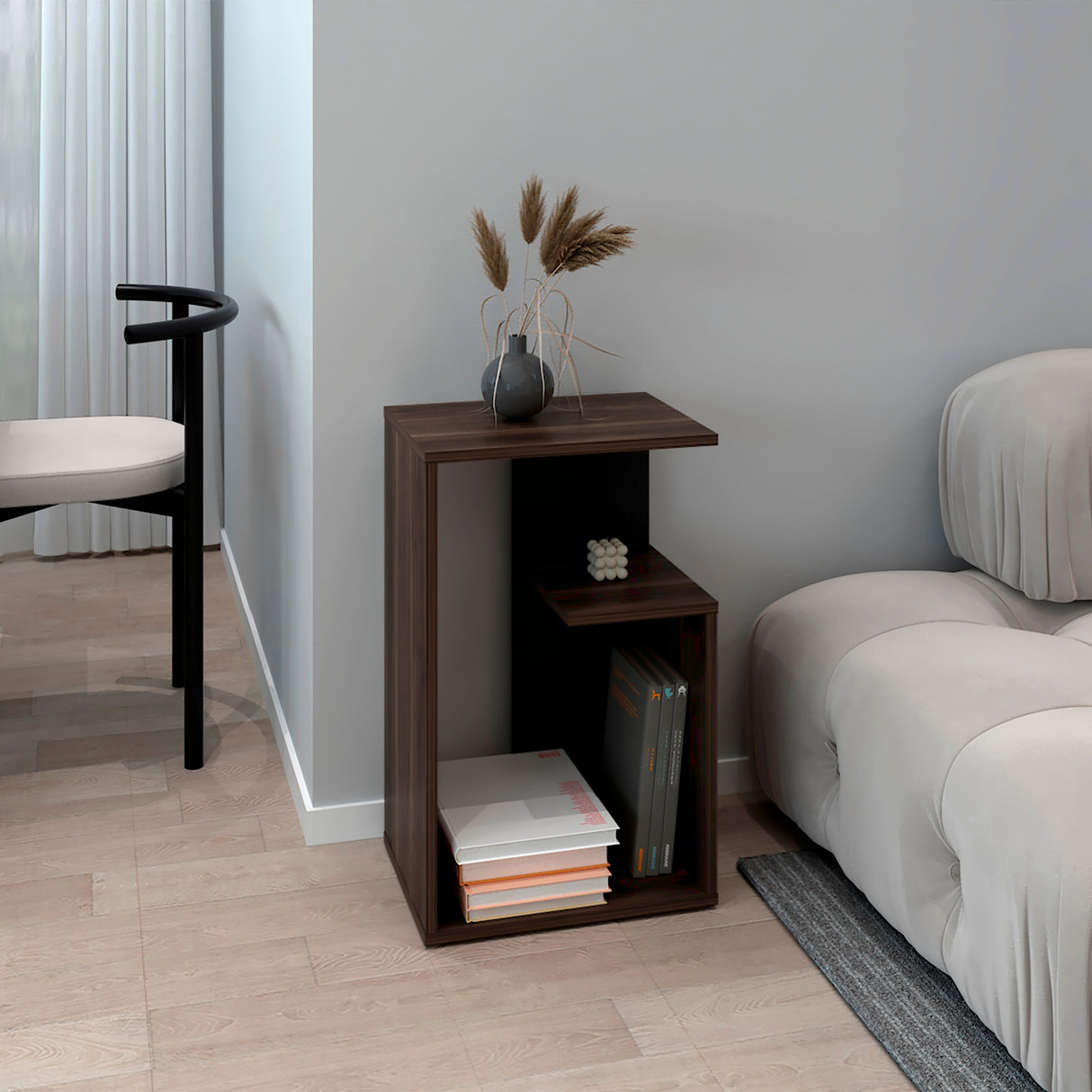 Mesa de Centro Everett Habano y Wengue 39.8x63.4cm Rectangular - Mesas de Centro | Bylmo