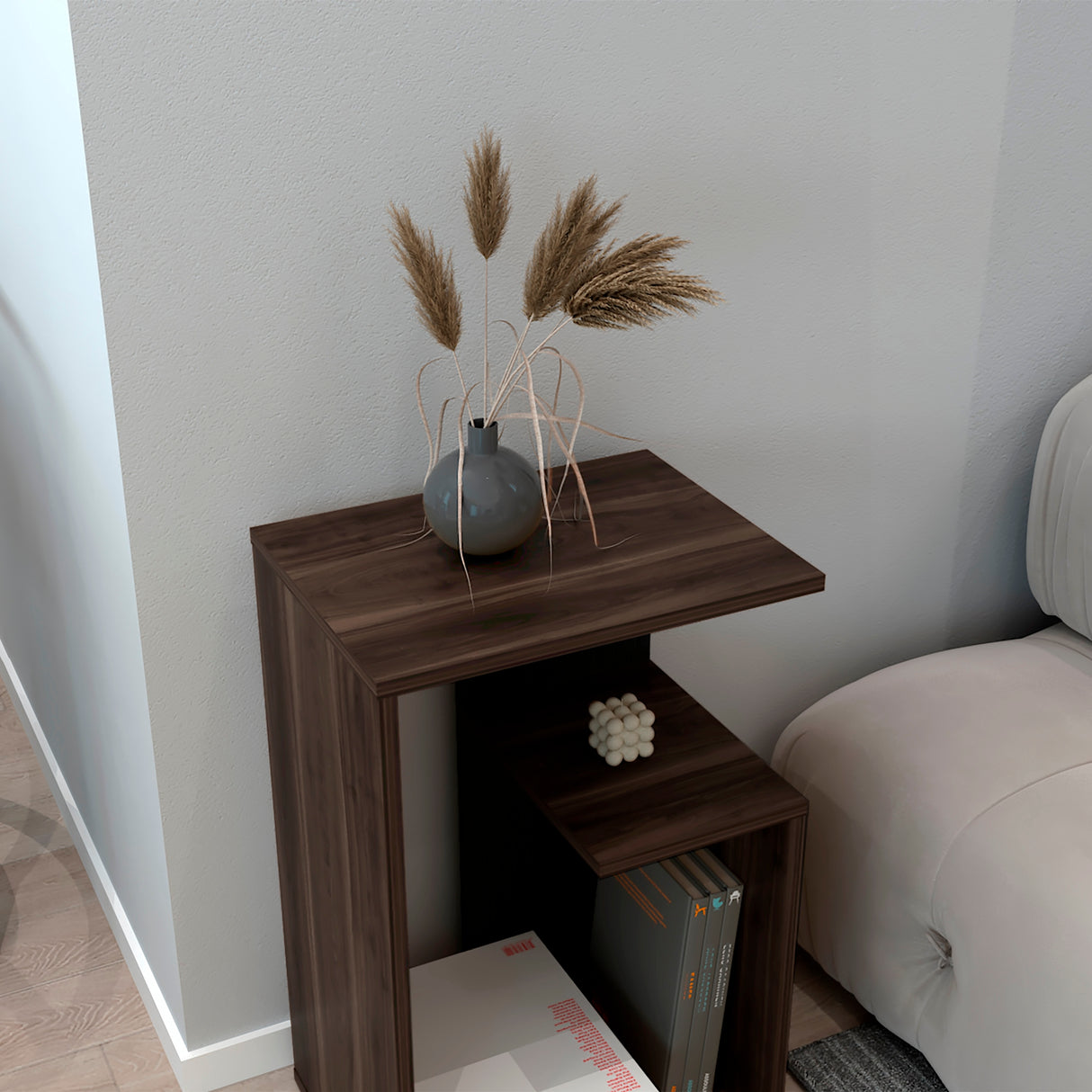 Mesa de Centro Everett Habano y Wengue 39.8x63.4cm Rectangular - Mesas de Centro | Bylmo