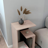 Mesa de Centro Everett Nacar y Wengue 39.8x63.4cm Rectangular - Mesas de Centro | Bylmo