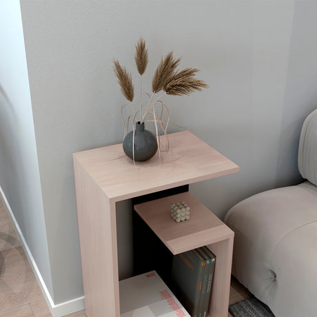 Mesa de Centro Everett Nacar y Wengue 39.8x63.4cm Rectangular - Mesas de Centro | Bylmo