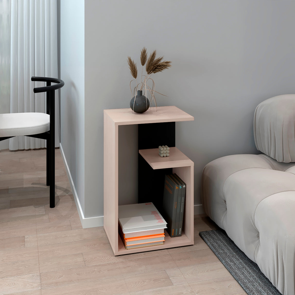 Mesa de Centro Everett Nacar y Wengue 39.8x63.4cm Rectangular - Mesas de Centro | Bylmo