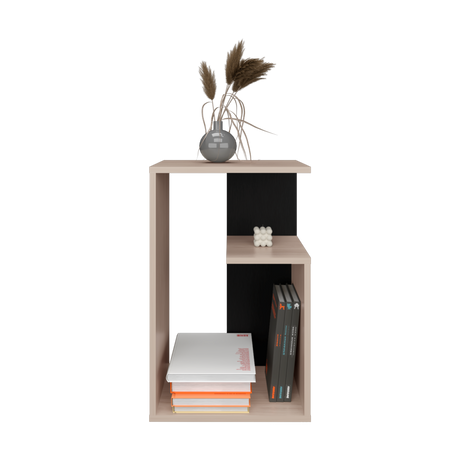 Mesa de Centro Everett Nacar y Wengue 39.8x63.4cm Rectangular - Mesas de Centro | Bylmo