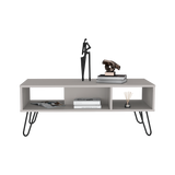 Mesa de Centro Genoa Gris 101.1x40cm Rectangular - Mesas de Centro | Bylmo