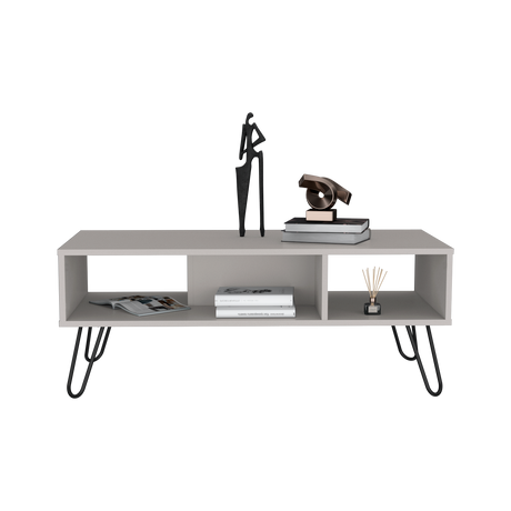 Mesa de Centro Genoa Gris 101.1x40cm Rectangular - Mesas de Centro | Bylmo