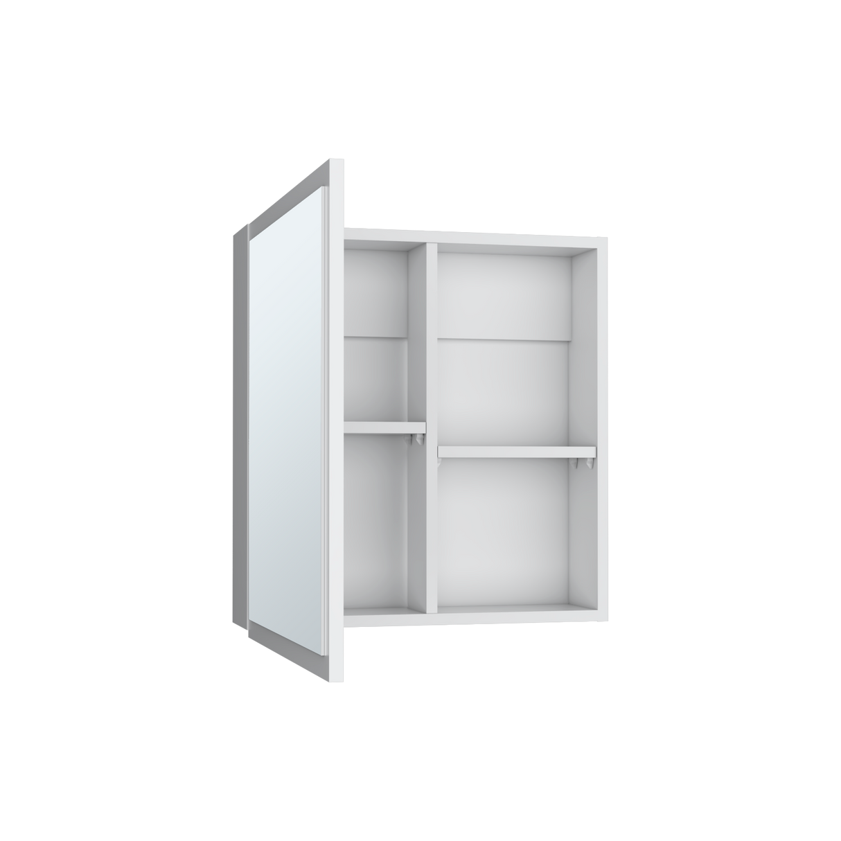 Gabinete de Baño Duma Blanco 50x53.7cm Rectangular Con Espejo - Gabinetes de Baño | Bylmo