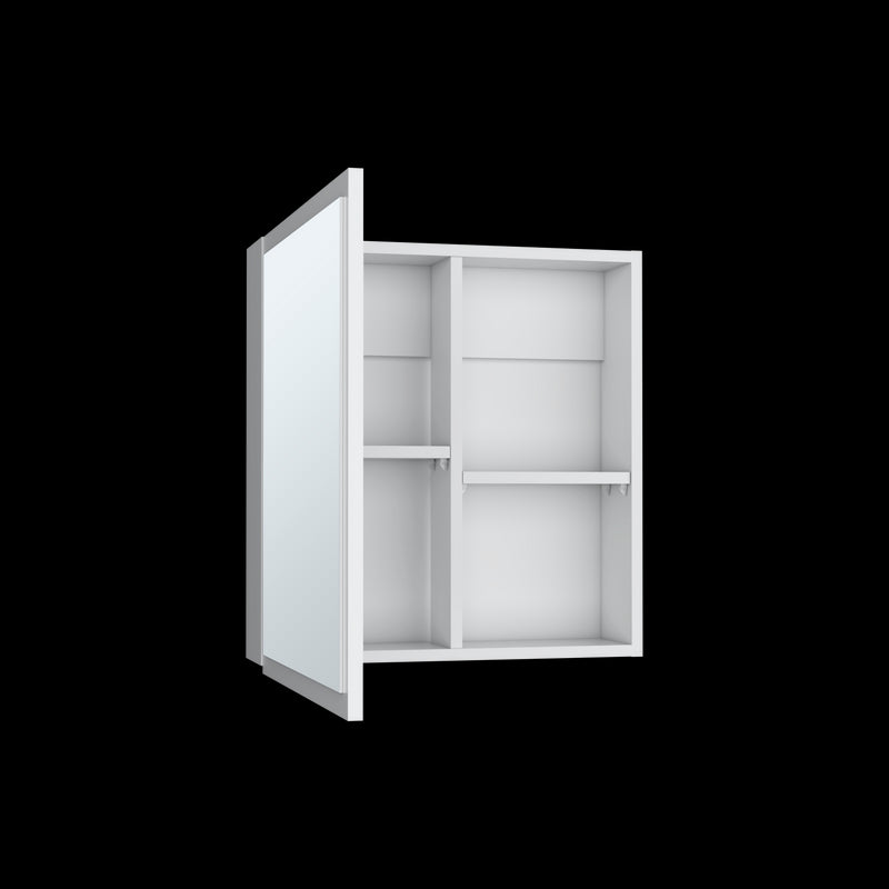 Gabinete De Baño Duma Blanco 50x53.7cm Rectangular Con Espejo