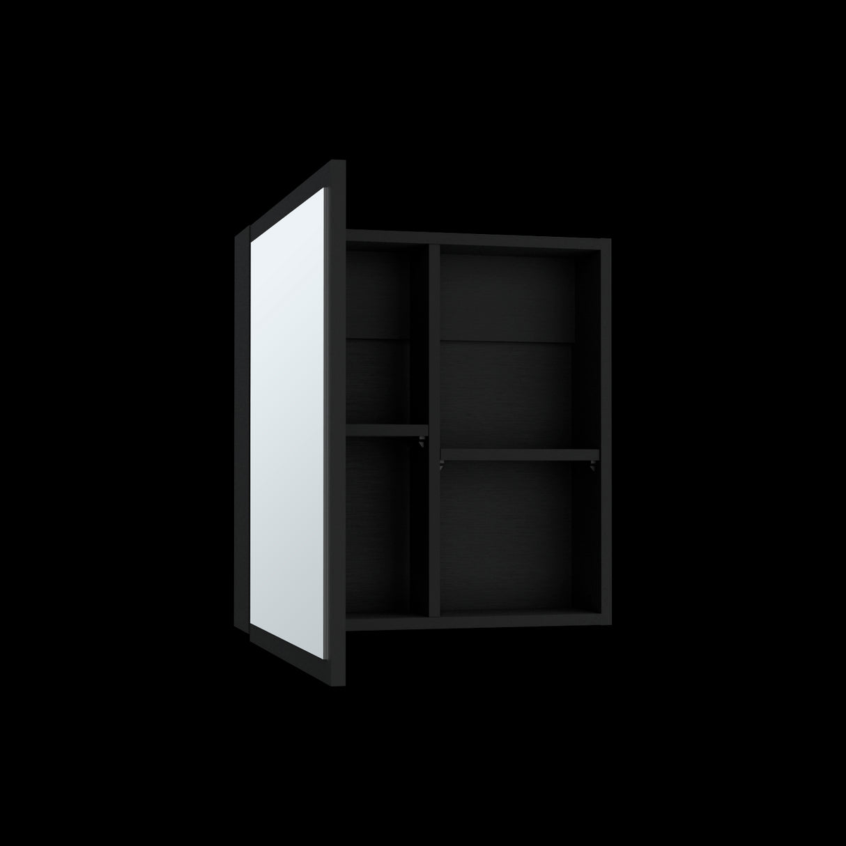 Gabinete de Baño Duma Wengue 50x53.7cm Rectangular Con Espejo - Gabinetes de Baño | Bylmo