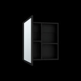 Gabinete de Baño Duma Wengue 50x53.7cm Rectangular Con Espejo - Gabinetes de Baño | Bylmo