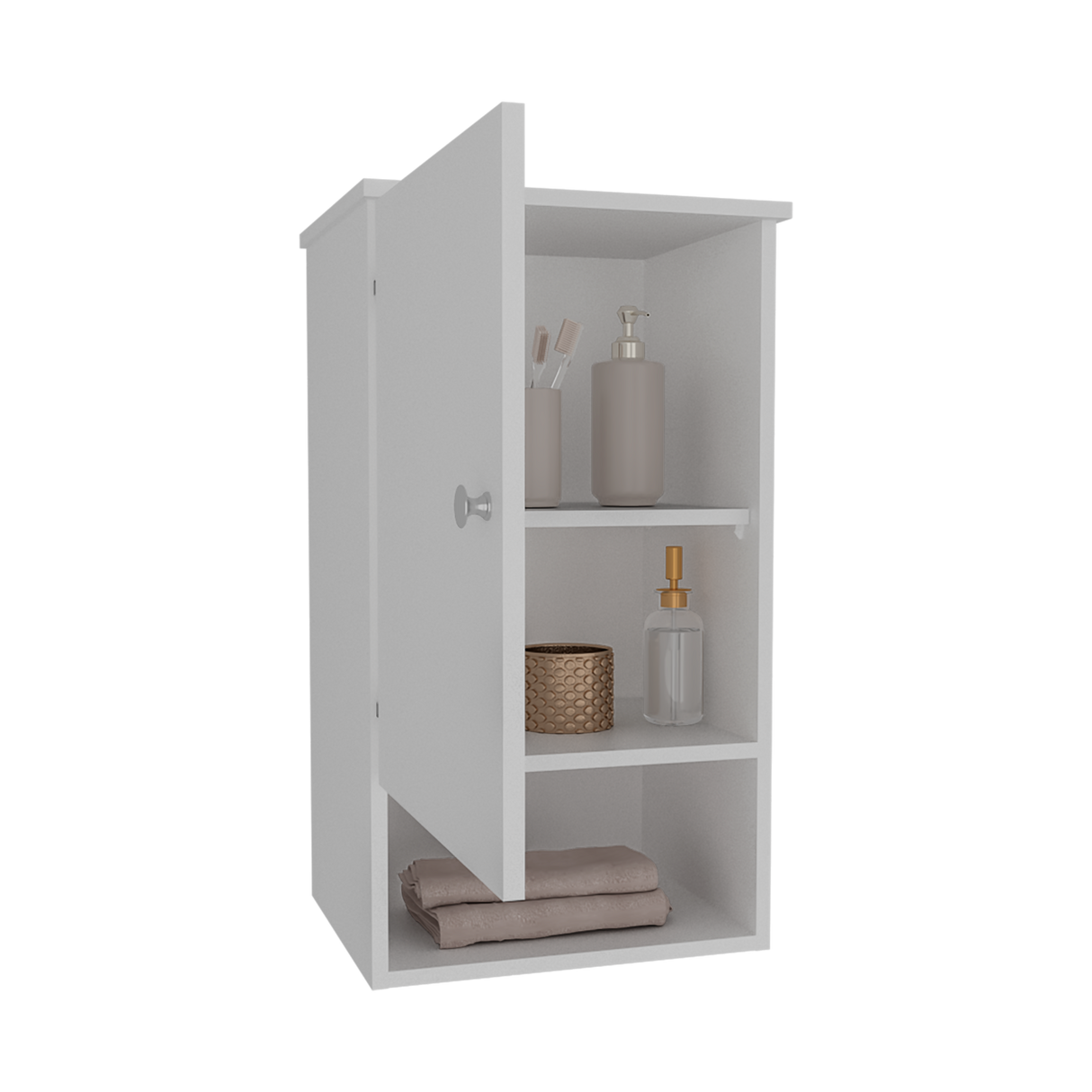 Gabinete de Baño Blanco 41.2x72.6cm Rectangular Sin Espejo - Gabinetes de Baño | Bylmo