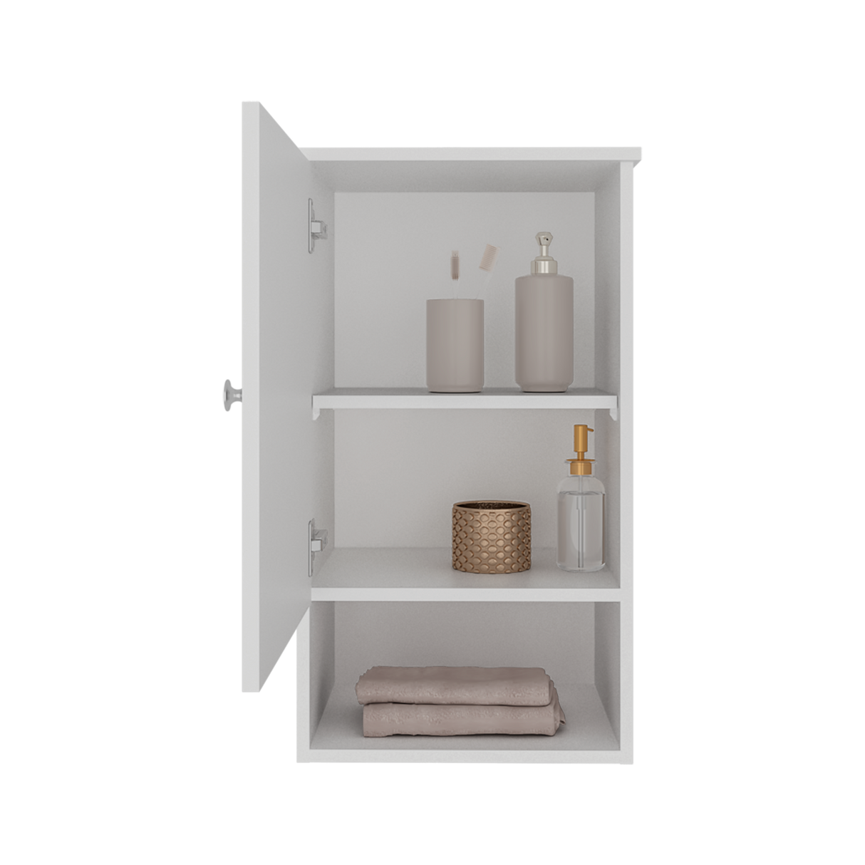 Gabinete de Baño Blanco 41.2x72.6cm Rectangular Sin Espejo - Gabinetes de Baño | Bylmo
