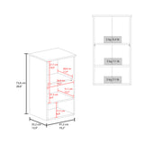 Gabinete de Baño Blanco 41.2x72.6cm Rectangular Sin Espejo - Gabinetes de Baño | Bylmo