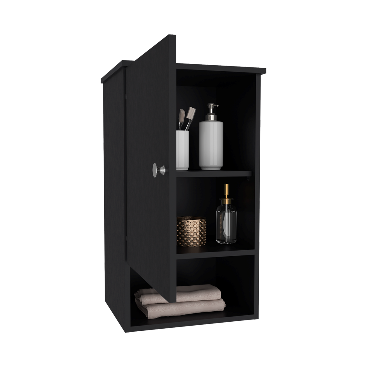 Gabinete de Baño Wengue 41.2x72.6cm Rectangular Sin Espejo - Gabinetes de Baño | Bylmo