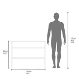 Arrimo Beijing Blanco 100x80cm Con Tres Compartimientos - Bifes y Arrimos | Bylmo