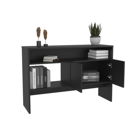 Arrimo Bellagio Wengue 120x80.7cm Con Cuatro Compartimientos - Bifes y Arrimos | Bylmo