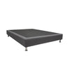 Base Cama Gris Grafito Para Cama Semidoble 120 X 190 Cm