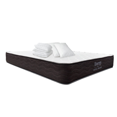 Combo Colchón Energy Queen 160 X 190 Cm Medio Firme Ortopedico Con Almohada y Protector - Colchones | Bylmo