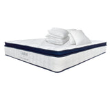 Combo Colchón Confort Doble 140 X 190 Cm Medio Firme Ortopedico Con Almohada y Protector - Colchones | Bylmo