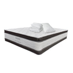 Combo Colchón Serenity Sencillo 100 X 190 Cm Medio Firme Ortopedico Con Almohada Y Protector