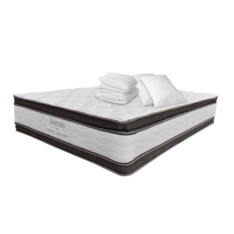 Combo Colchón Serenity Doble 140 X 190 Cm Medio Firme Ortopedico Con Almohada y Protector - Colchones | Bylmo
