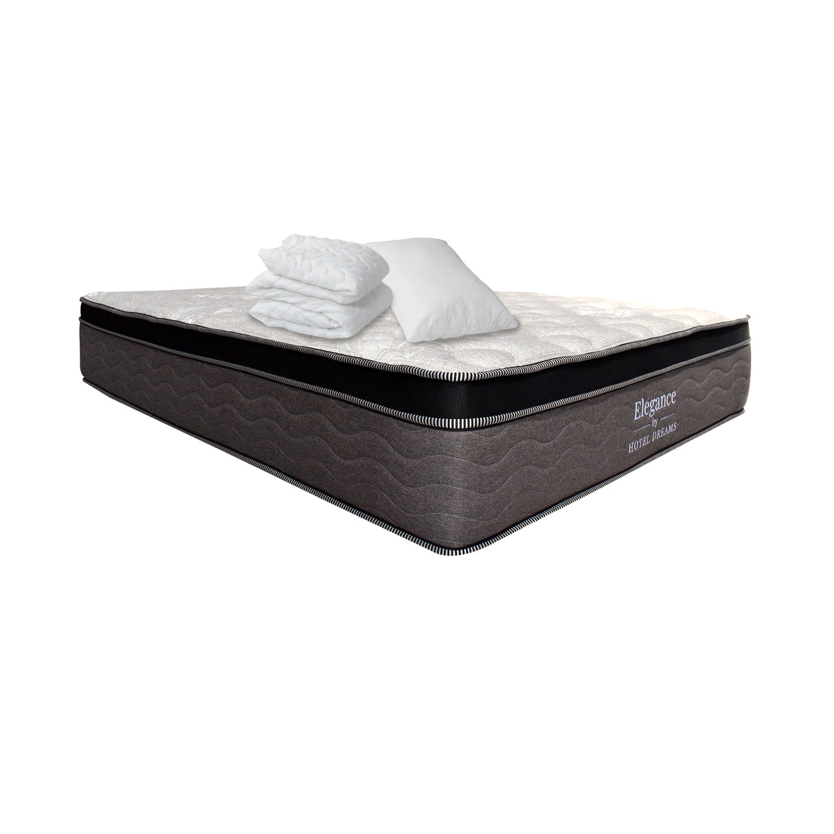 Combo Colchón Elegance Pocket Sencillo 100 X 190 Cm Medio Suave Ortopedico Con Almohada y Protector - Colchones | Bylmo