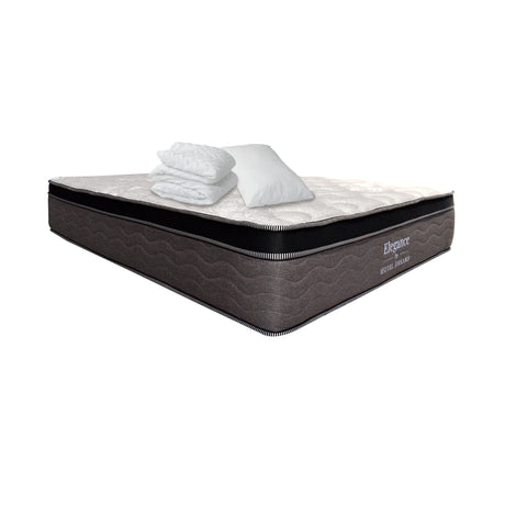 Combo Colchón Elegance Pocket Semidoble 120 X 190 Cm Medio Suave Ortopedico Con Almohada y Protector - Colchones | Bylmo