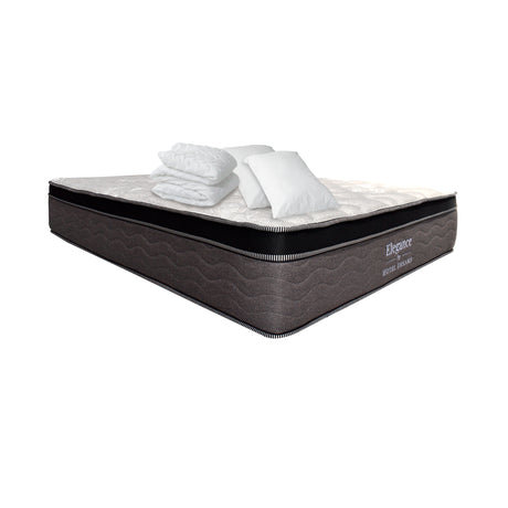Combo Colchón Elegance Pocket Queen 160 X 190 Cm Medio Suave Ortopedico Con Almohada y Protector - Colchones | Bylmo