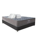 Combo Colchón y Base Cama Terra Gris Claro y Gris Grafito King 200 X 200 Cm Medio Firme Ortopedico - Colchones | Bylmo