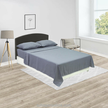 Juego de Sabanas Marsella Gris Suave 4 Piezas 140x190cm - SABANAS | Bylmo