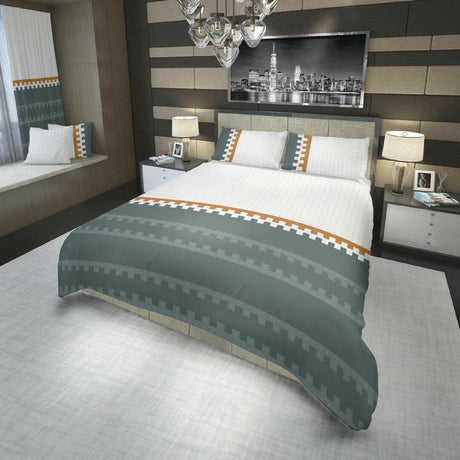 Juego de Sabanas Basic Circulos y Flores 180 Hilos King - SABANAS | Bylmo