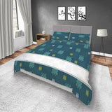 Juego de Sabanas Basic Azul y Blanco Suavidad Superior - SABANAS | Bylmo