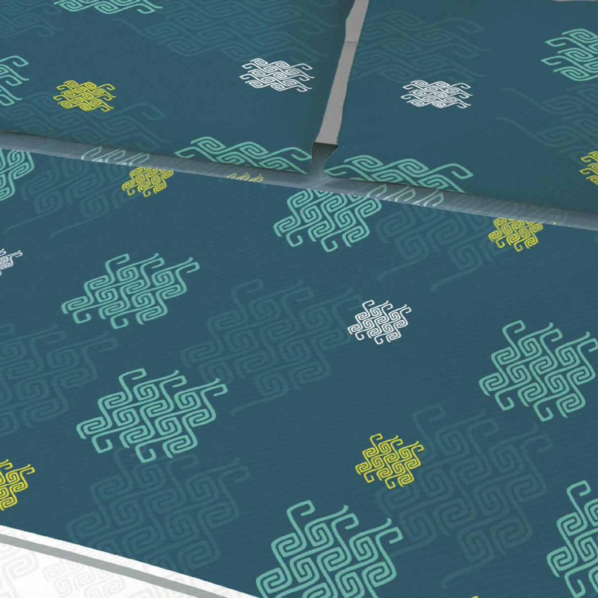 Juego de Sabanas Basic Azul y Blanco Suavidad Superior - SABANAS | Bylmo