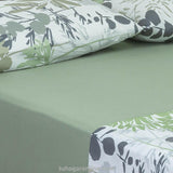 Juego de Sabanas Bruselas Floral Gris Microfibra 4 Piezas - SABANAS | Bylmo