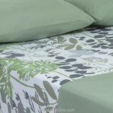 Juego de Sabanas Bruselas Microfibra Estampado Floral Gris 1.002x2 mts. - SABANAS | Bylmo