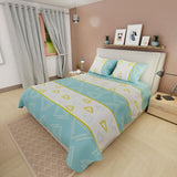 Juego de Sabanas Basic Doble Celeste Moderno 4 Piezas - Sabanas | Bylmo