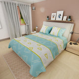 Juego de Sabanas Basic Doble Celeste Moderno 4 Piezas - Sabanas | Bylmo